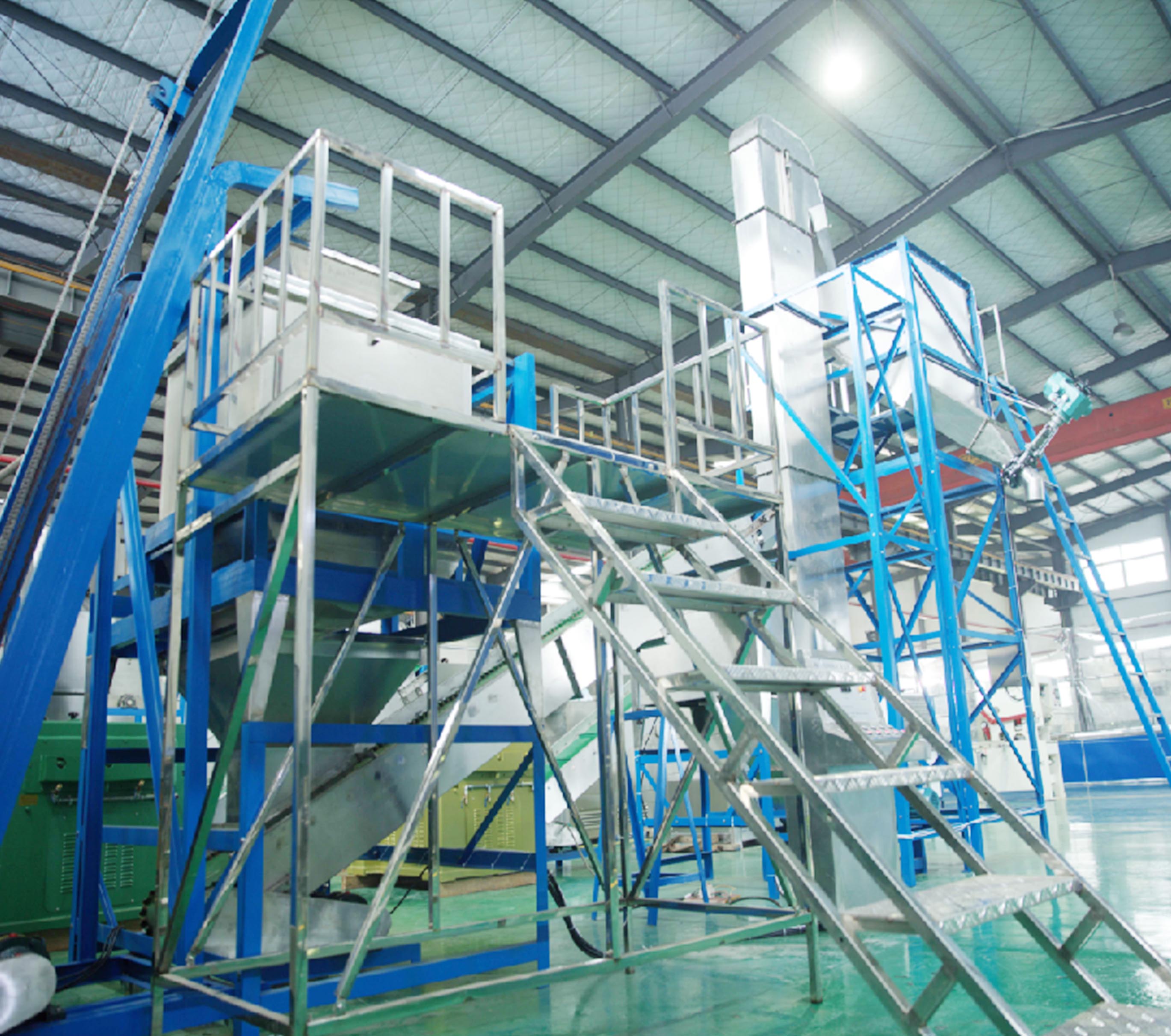 國外用戶洗衣粉生產線案例